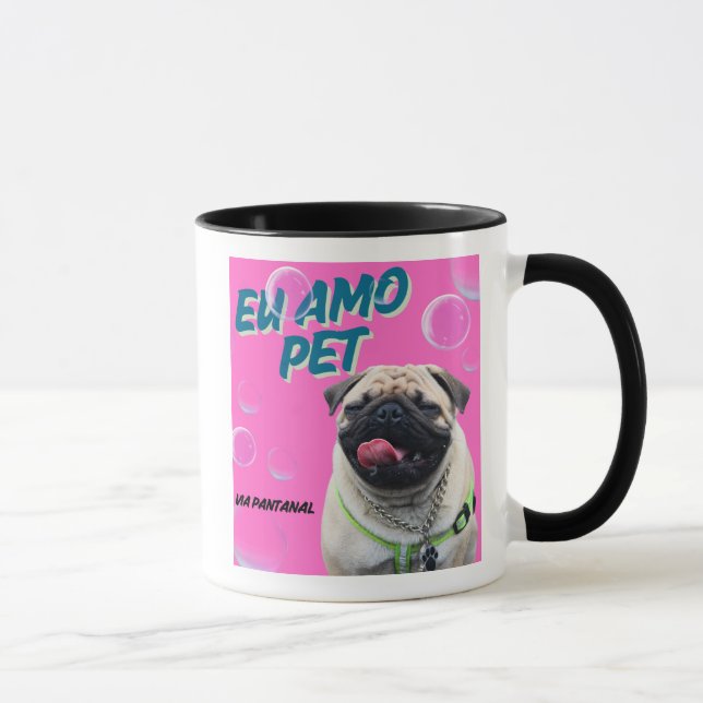 Estilo: Caneca Combo Via Pantanal pet rosa Mugg (Höger)