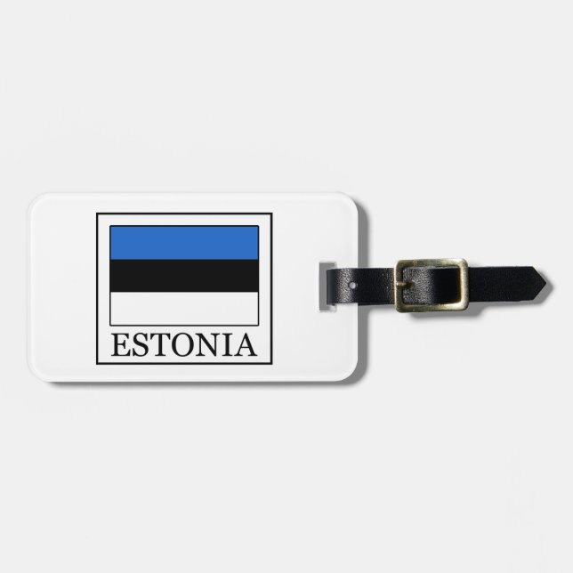 Estland Bagagebricka (Horisontell Framsida)