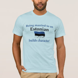 Estland byggandetecken t shirt