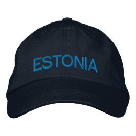 Estland Customized Hat Eesti Kohandatud müts Broderad Keps