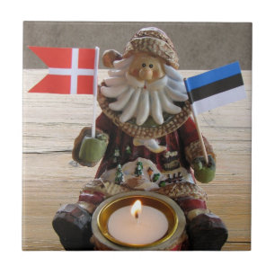 Estland, Danmarks julklapp! Kakelplatta