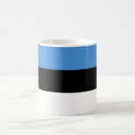 Estland (estländare) flagga kaffemugg<br><div class="desc">Produkter för anpassadevärldsflagga - behaga känselförnimmelsen som är fri att tillfoga din egna text.</div>