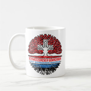 Estland Estnisch Schweizer Schweiz Baum Wurzel Kaffemugg