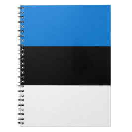 Estland flagga anteckningsbok