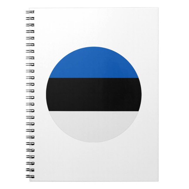 Estland Flagga Anteckningsbok (Framsidan)