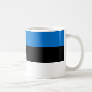 Estland Flagga Ceramic Mugg