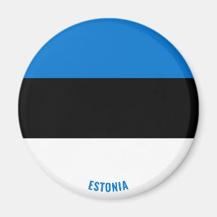 Estland Flagga Charming Patriotic Magnet