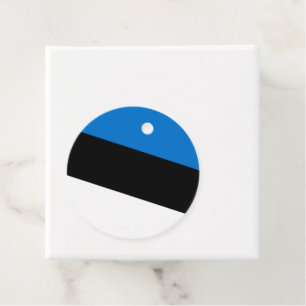Estland flagga gåvor etiketter