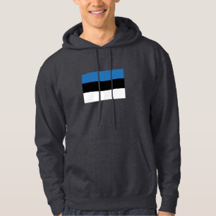 Estland Flagga Hoodie