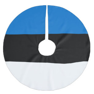 Estland flagga julgransmatta borstad polyester