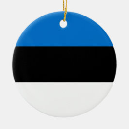 Estland flagga julgransprydnad keramik
