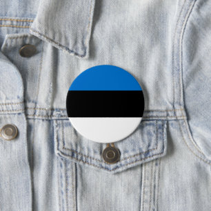 Estland flagga knapp