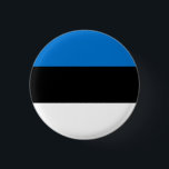 Estland Flagga Knapp<br><div class="desc">Estlands patriotiska flagga.</div>