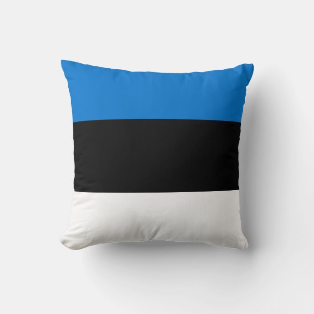Estland Flagga Kudde (Framsida)
