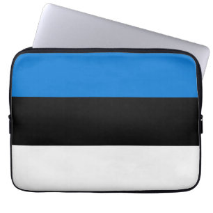 Estland flagga laptop fodral