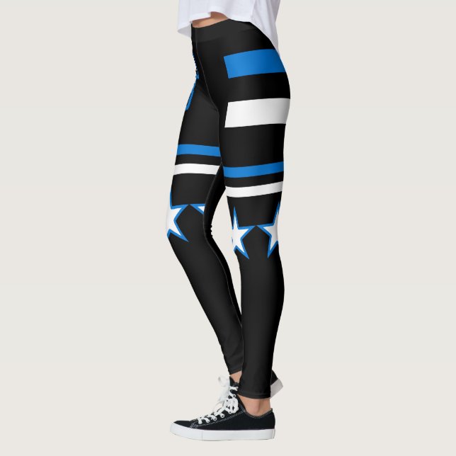 Estland Flagga Leggings (Vänster)