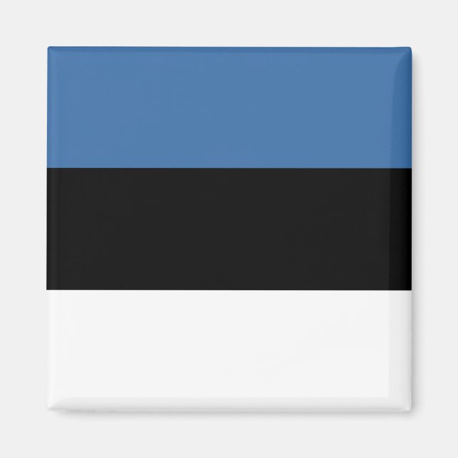 Estland Flagga Magnet (Framsidan)