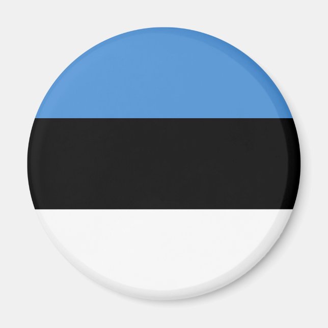 Estland Flagga Magnet (Framsidan)