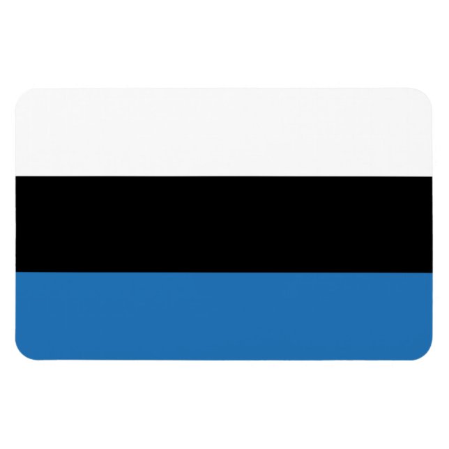 Estland Flagga Magnet (Horisontell)