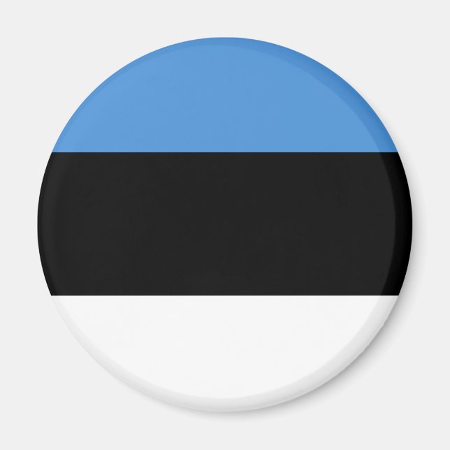 Estland Flagga Magnet (Framsidan)