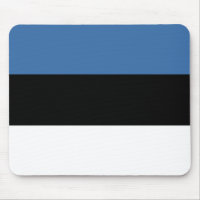 Estland Flagga Mousepad