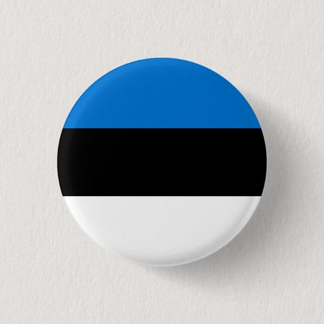 Estland Flagga Pin Knapp (Framsida)