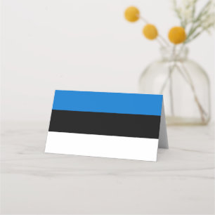 Estland flagga placeringskort