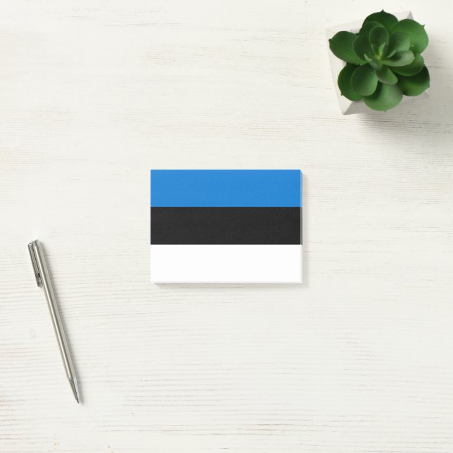 Estland flagga post-it block (Kontor)