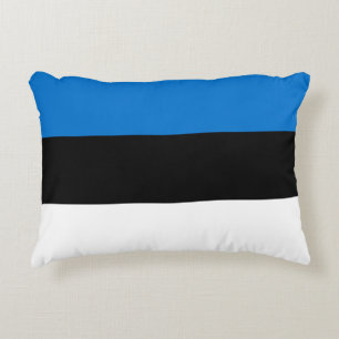 Estland flagga prydnadskudde
