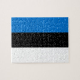 Estland flagga pussel