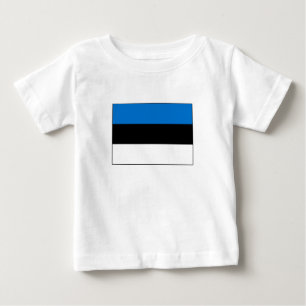 Estland Flagga T Shirt