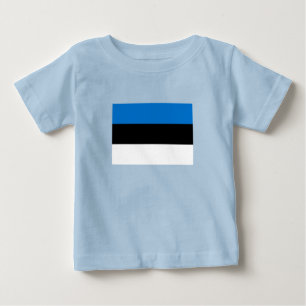 Estland Flagga T Shirt