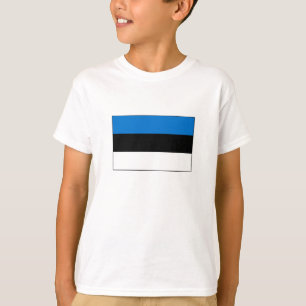 Estland Flagga T Shirt