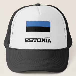 Estland flagga truckerkeps