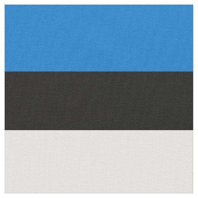 Estland flagga tyg (Närbild)