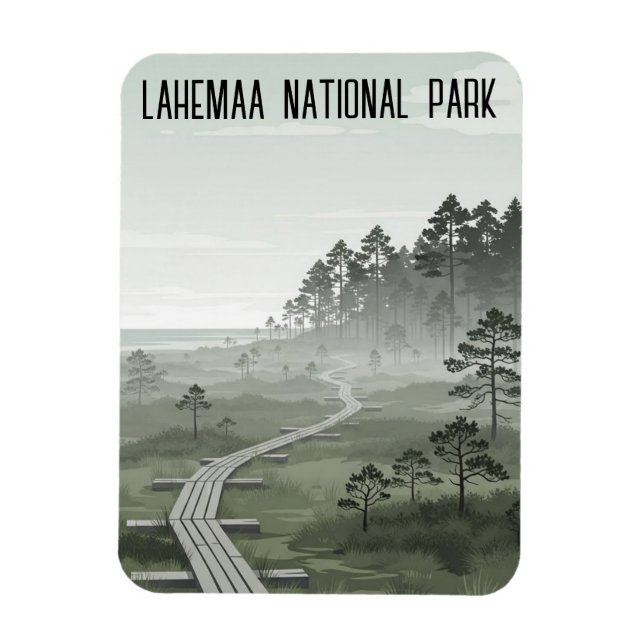 Estland Lahemaa Nationalpark Resa Magnet (Vertikal)