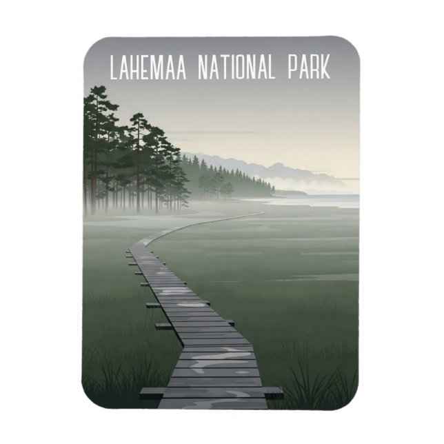 Estland Lahemaa Nationalpark Resa Magnet (Vertikal)