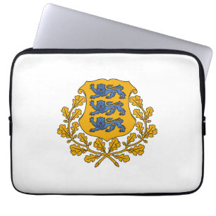 Estland landskapsvapen symbol emblem flagga laptop fodral