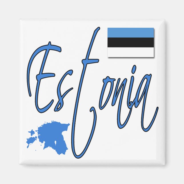 Estland Magnet (Framsidan)