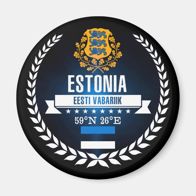 Estland Magnet (Framsidan)