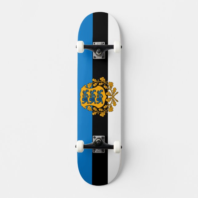 Estland Mini Skateboard Bräda 18,5 Cm (Framsida)