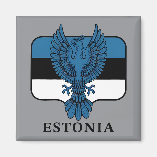 Estland Nordeuropa Magnet (Framsidan)