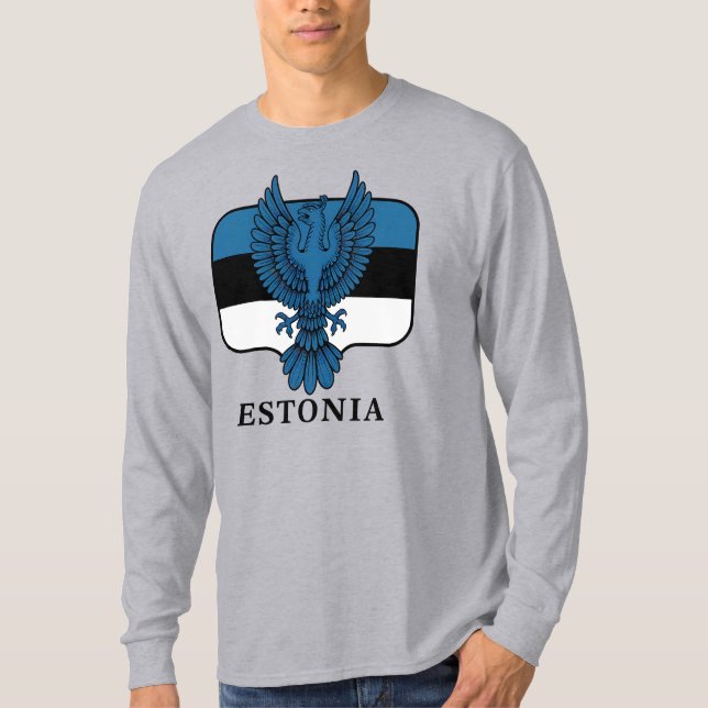 Estland Nordeuropa T Shirt (Framsida)