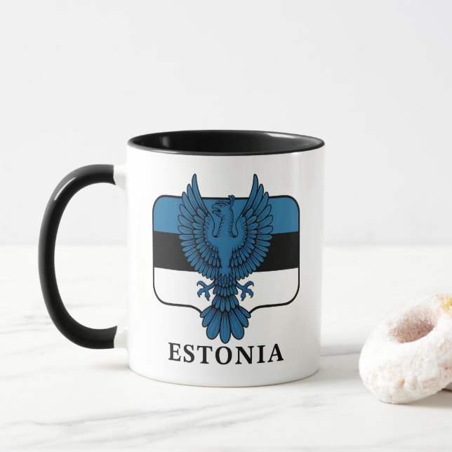 Estland Norra Europa Mugg (Med munk)