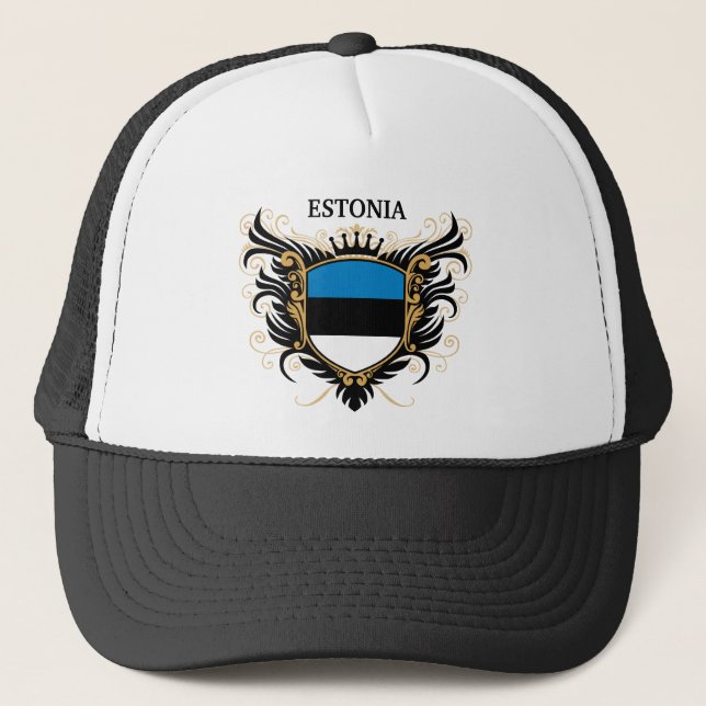 Estland [personifiera], keps (Framsida)