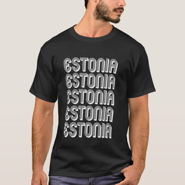 Estland T Shirt (Framsida)