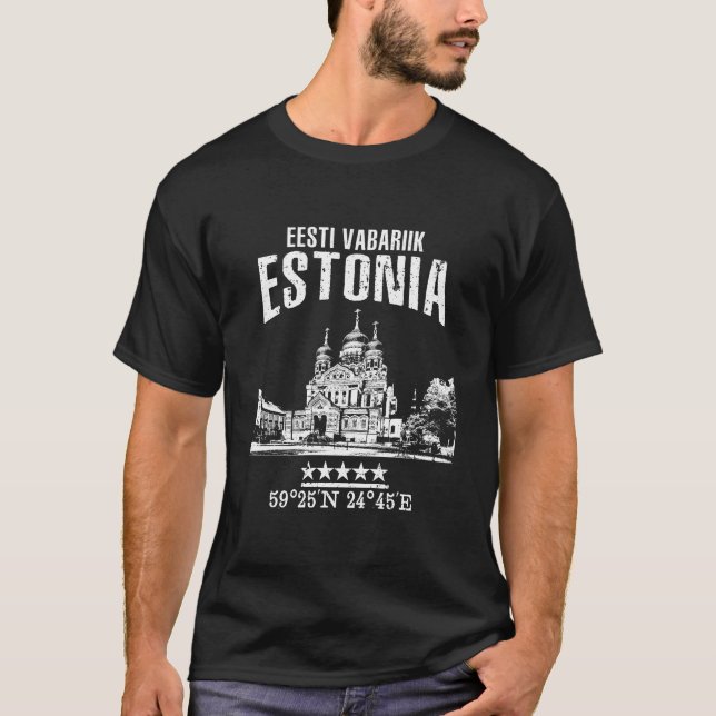 Estland Tee Shirt (Framsida)