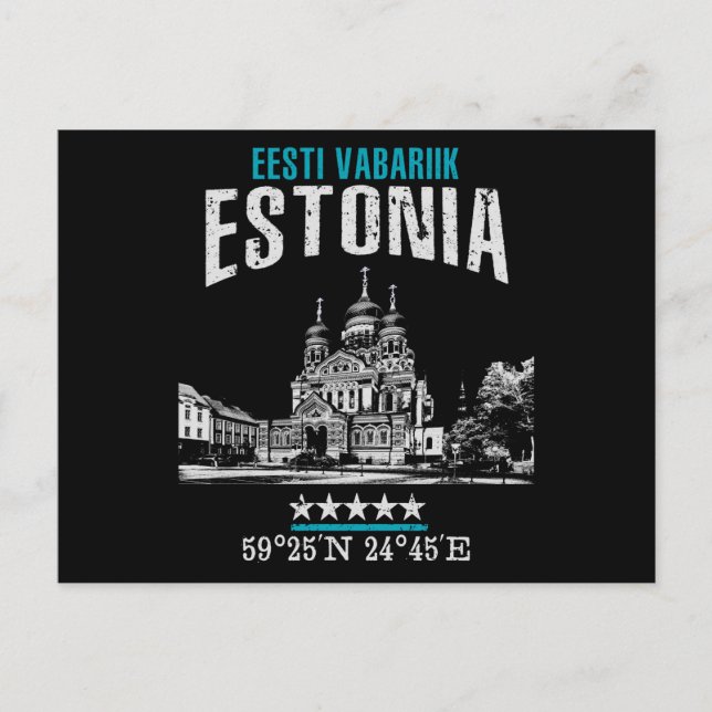 Estland Vykort (Framsida)