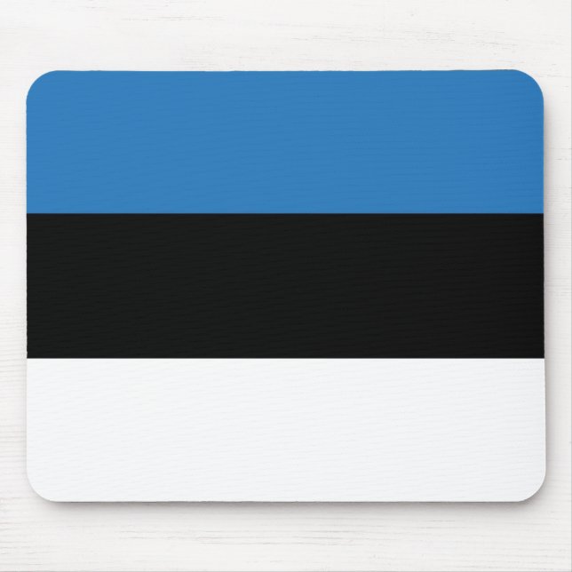 Estlands eller Estlands Flagga Musmatta (Framsidan)