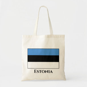 Estlands (Estlands) Flagga Tygkasse